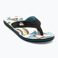 Férfi flop-flop papucs Quiksilver Molokai Layback II white / black / blue 8