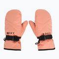 Gyermek snowboard kesztyű ROXY Roxy Roxy Jetty Girl Solid Mitt barack rózsaszínű 3