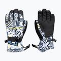 Gyerek snowboard kesztyű Quiksilver Mission heritage scribble black