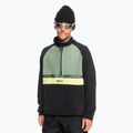 Quiksilver Champagne Powder Fleece férfi snowboard pulóver igaz fekete