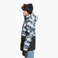 Gyermek Quiksilver Mission Printed Block puzzle camo jég áramlás snowboard kabát 4