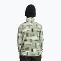 Quiksilver gyermek snowboard kapucnis Aker Half Zip Fleece shadow checks desert sage árnyék kockák 3