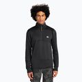 Férfi snowboard pulóver Quiksilver Steep Point Half Zip Fleece true black