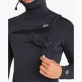 Férfi Billabong 5/4mm Absolute Natural Natural mellkasi cipzáras kapucnis úszószivacs Fekete 6