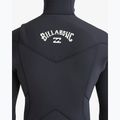 Férfi Billabong 5/4mm Absolute Natural Natural mellkasi cipzáras kapucnis úszószivacs Fekete 7
