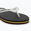 Férfi Quiksilver Molokai fekete rasta flip flopok 7