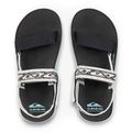 Quiksilver Monkey Caged II fekete/fehér férfi szandálok 2