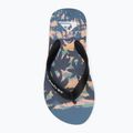Quiksilver Molokai Art 25 Ifjúsági flip flop tüzes koronakék trópusi kék tropicamo 5