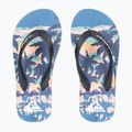 Quiksilver Molokai Art 25 Ifjúsági flip flop tüzes koronakék trópusi kék tropicamo 2
