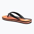 Quiksilver Molokai Art 25 Ifjúsági tüzes korall wordblock flip flopok 3