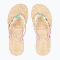 ROXY South Beach III zöld/rózsaszín női flip flopok 2