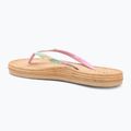 ROXY South Beach III zöld/rózsaszín női flip flopok 3