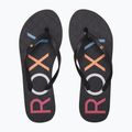 ROXY Sandy III női flip flop fehér/szivárványos monogrammal 2