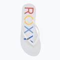 ROXY Sandy III női flip flop fehér/szivárványos monogrammal 5