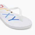 ROXY Sandy III női flip flop fehér/szivárványos monogrammal 6