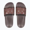 Női ROXY Slippy IV barna kombinált flip-flopok 2
