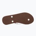 ROXY Portofino III női flip flop dc világosbarna/fehér 4
