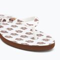 ROXY Portofino III női flip flop dc világosbarna/fehér 7
