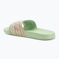 Női ROXY Slippy II zöld csíkos flip-flopok 3