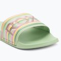 Női ROXY Slippy II zöld csíkos flip-flopok 7