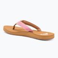 ROXY Porto Raffia II málna női flip flopok 3