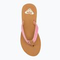 ROXY Porto Raffia II málna női flip flopok 5