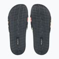 Női ROXY Slippy II flip-flop fekete/zöld mintás flip-flopok 3