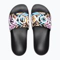 Női ROXY Slippy II flip-flopok fekete multi camo 2