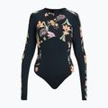 Női egyrészes fürdőruha ROXY Fashion antracit island escape