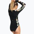 Női egyrészes fürdőruha ROXY Fashion antracit island escape 4
