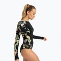 Női úszás hosszú ujjú ROXY Zip Lycra antracit sziget menekülés 3