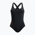 Női egyrészes fürdőruha ROXY Active Solid Solid Basic antracit