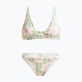 Női kétrészes fürdőruha ROXY Hibiscus Daze Elongated Tri basil party hullámok yw