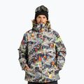 Férfi snowboarddzseki DC Basis Print outer world black