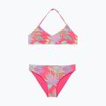 Gyermek kétrészes fürdőruha ROXY Aquarella Tri Bralette Set sangria sunset