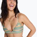 Fürdőruha felső ROXY Ocean Dreamer Fixed Tri oil green say it with stripes