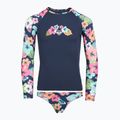 Hosszú ujjú felső + fürdőruha alsó ROXY Morning Flower Lycra Set mood indigo morning flowers
