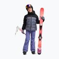Gyerek snowboarddzseki ROXY Snowyhill Printed Puffy true black wildin out rg 2