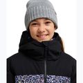 Gyerek snowboarddzseki ROXY Snowyhill Printed Puffy true black wildin out rg 4