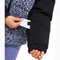 Gyerek snowboarddzseki ROXY Snowyhill Printed Puffy true black wildin out rg 6