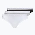 Női bugyi Lacoste 8F1338 3 pár black/white/silver chine
