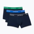 Boxeralsó Lacoste 5H3401 3 db navy blue/fluorine green