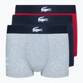 Lacoste boxeralsó 5H1803 BCK 3 pár tengerészkék/ezüst porcelán/piros