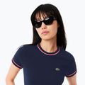 Lacoste női póló TF0347 tengerészkék/rill/gránátalma 3
