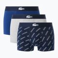 Lacoste férfi boxeralsó 5H1288 3-as csomag tengerészkék/fehér/ezüst ch