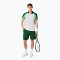 Férfi Lacoste Tennis Polo Shirt DH8963 fehér/liamone zöld 2