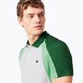 Férfi Lacoste Tennis Polo Shirt DH8963 fehér/liamone zöld 4