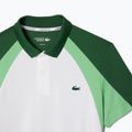Férfi Lacoste Tennis Polo Shirt DH8963 fehér/liamone zöld 7