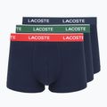 Férfi boxeralsók Lacoste 5H12997 3 pár navy blue/green/red/navy blue