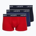 Férfi boxeralsók Lacoste 5H1300 3 pár navy blue/red/methylene